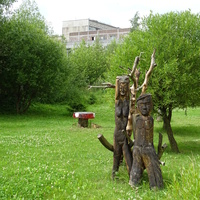 Деревянный дворик на Чехова 26