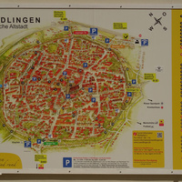 Карта-схема города Нёрдлингена