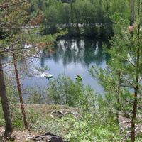 Горный парк "Рускеала". Озеро Монферрана