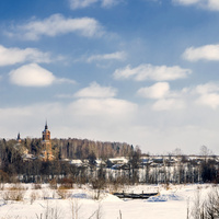 Панорама с. Караул Богородского района Кировской области