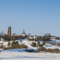 Панорама с. Ошлань Богородского района Кировской области