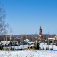 Панорама с. Рождественское Богородского района Кировской области