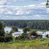 Вид на с.Сырьяны Белохолуницкого района Кировской области