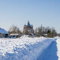 Панорама с. Ухтым Богородского района Кировской области