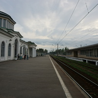 Перон платформы№1 ж/д ст. города Павловск.