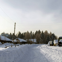 Улица в с. Лутошкино Куменского района