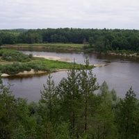 Д. Русениха - Река Ветлуга - Вид от Музея Эпох