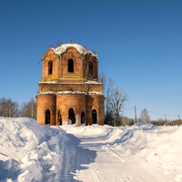 Церковь Тихвинской иконы Божией Матери в селе Верхобыстрица Куменского района