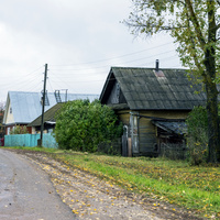 Улица в селе Монастырское Юрьянского района Кировской области