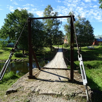 Подвесной мост через речку Муствеэ