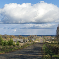 Вид на с. Курино Котельничского района Кировской области