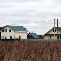 Вид на деревню Подгорена Слободского района Кировской области