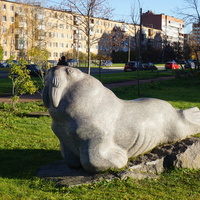 Улица Победы.Скульптура.