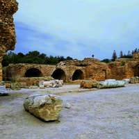 Руины Римских терм императора Антония Пия