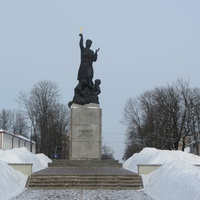Памятник в честь воссоединения Латгалии с остальной Латвией