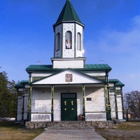 Дерев'яна церква Різдва Богородиці,  зведена у другій половині XVIII століття.