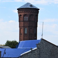 Водонапорная башня на территории локомотивного депо