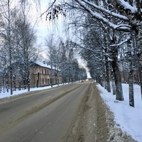Старая часть города.улица Первомайская