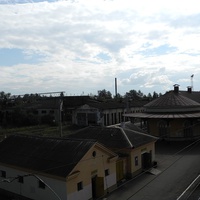 Вид на ЖД вокзал с моста
