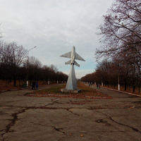 Скульптура в парке Победы