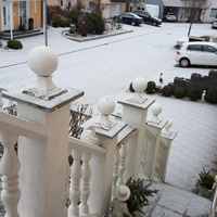 В Баварии выпал снег