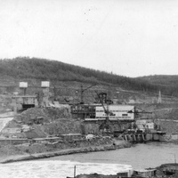 Строительство Вилюйской ГЭС, 1967 год.