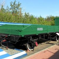 Двухосный вагон-платформа