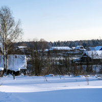 Вид на село Адышево Оричевского района Кировской области