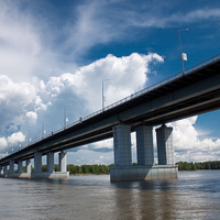 Мост через реку Обь