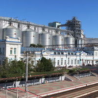 Новороссийск. Железнодорожный вокзал.