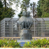 Памятник обезьяне