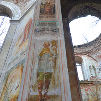 Ильгощи, церковь Покрова Богородицы, росписи внутри храма