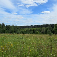Вид с деревни Соболево