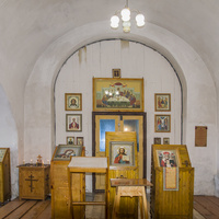 Интерьер Троицкой церкви в с. Лопьял Уржумского района Кировской области