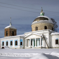 Спасская церковь в с. Спасо-Заозерье Зуевского района Кировской области
