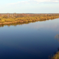 Река Березина.Район Кольцевой автодороги М-5