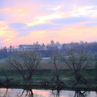 Закат над Саввино-Сторожевским монастырём.