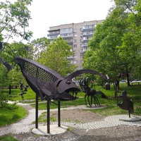 Скульптуры на Амурском бульваре