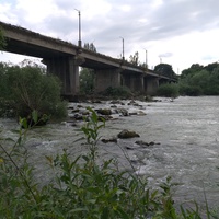 Старий міст через річку Стрий.