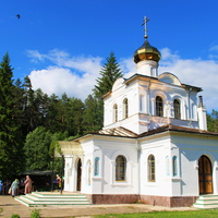 Храм-часовня в Спасо-Преображенском ските.