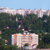Панорама города.