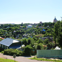 Панорама города внутри Смоленской крепости.