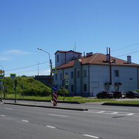 Здание ЖД станции Лигово.