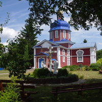 Дерев'яна Успенська церква (1859 р.).