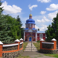 Дерев'яна Успенська церква (1859 р.).