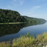 Река Томь в окрестностях Зеленогорска