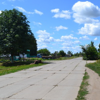 Улица в деревне Черкасской