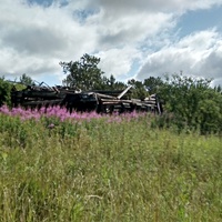 развалины дома в д. Слудки