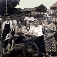 д.Колычово. Жители деревни. Фото 1952года.