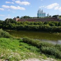 Вид на реку Днепр.